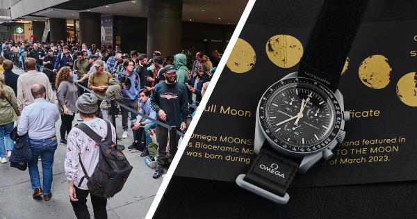 在时代广场发布的新Moonshine MoonSwatch的图片报道-事实证明它已经(稍微)更新了