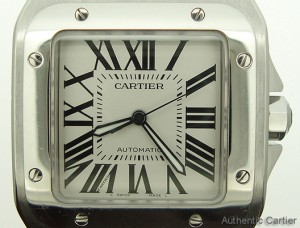 我们如何用卡地亚·桑托斯（Cartier Santos）100人xl replica ？？？区分开真相